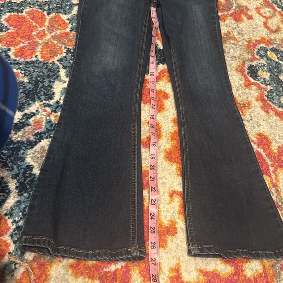 Democracy, “Ab”solution boot cut jeans, distressed light wash, petite 4 - Picture 4 of 8